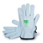 PAQ. 10UDS. GUANTES FLOR VACUNO GRIS MOD.160IBSZ