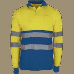 POLO BICOLOR SUNNY PLUS MANGA LARGA A.V.