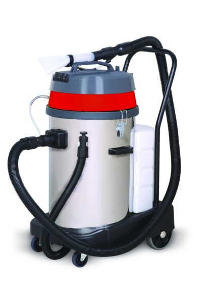 LAVA MOQUETAS 2 MOTORES CUBA ACERO INOX VERSION AUTO